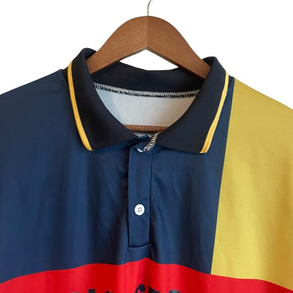 Ralph Lauren Polo Sport Mens Polo Shirt Color Block Logo Sport Soccer Athlete - Picture 8 of 9